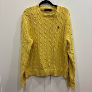 Ralph Lauren Vibrant Yellow Knit Sweater